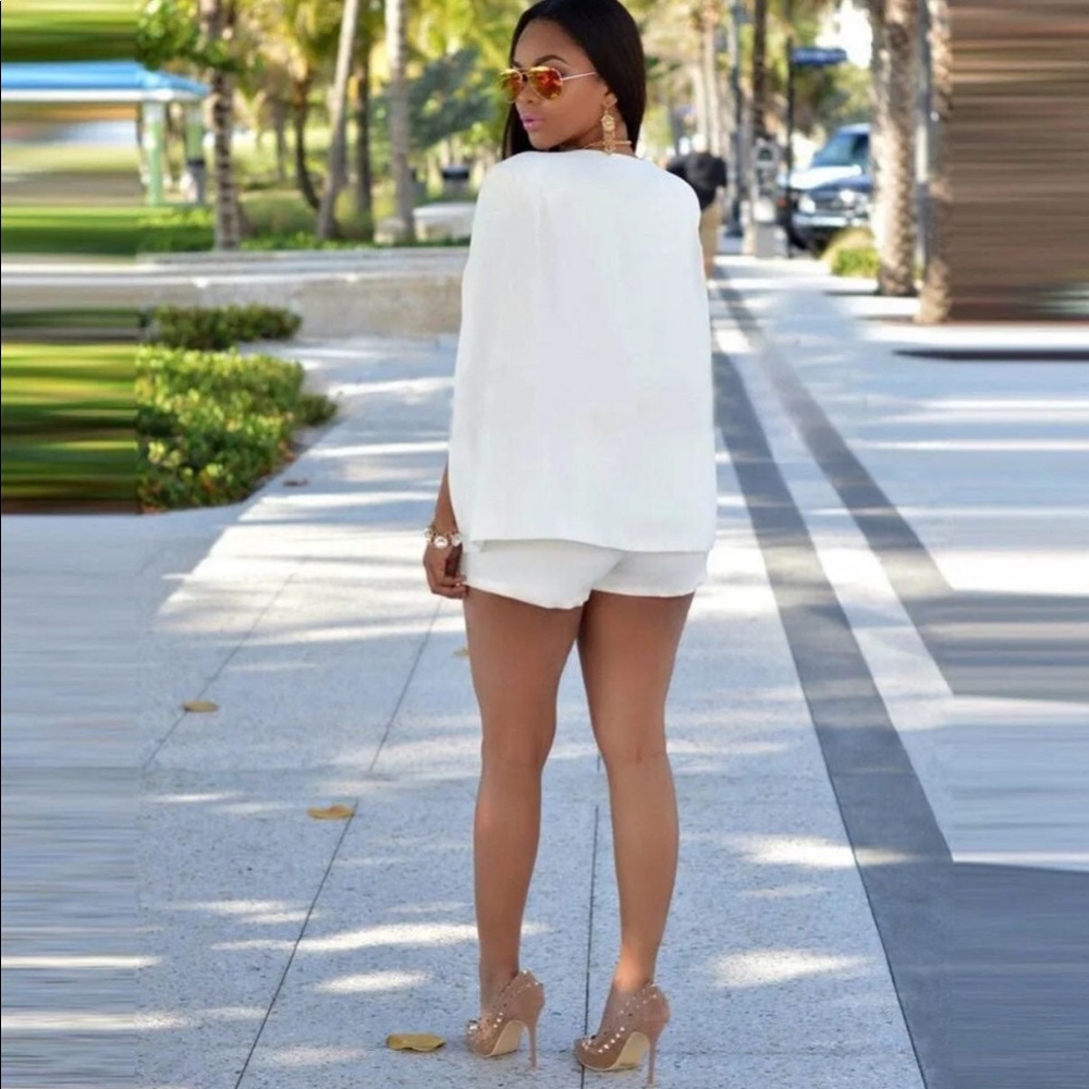 Cape Sleeve Blazer